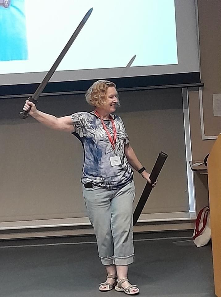 image of Helping Christina Courtenay (author) in her talk about Vikings