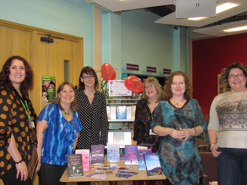 image shows: With Staff of Worksop Library