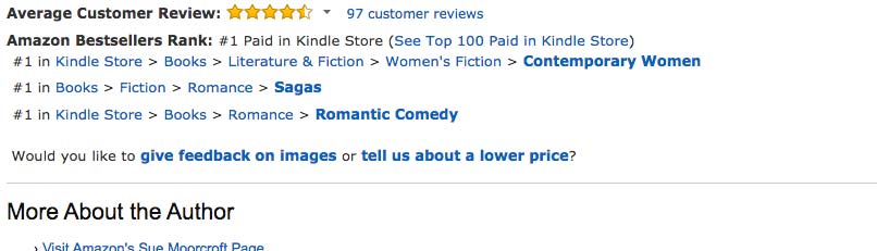image of The Christmas Promise hits the #1 spot in the UK Kindle chart!